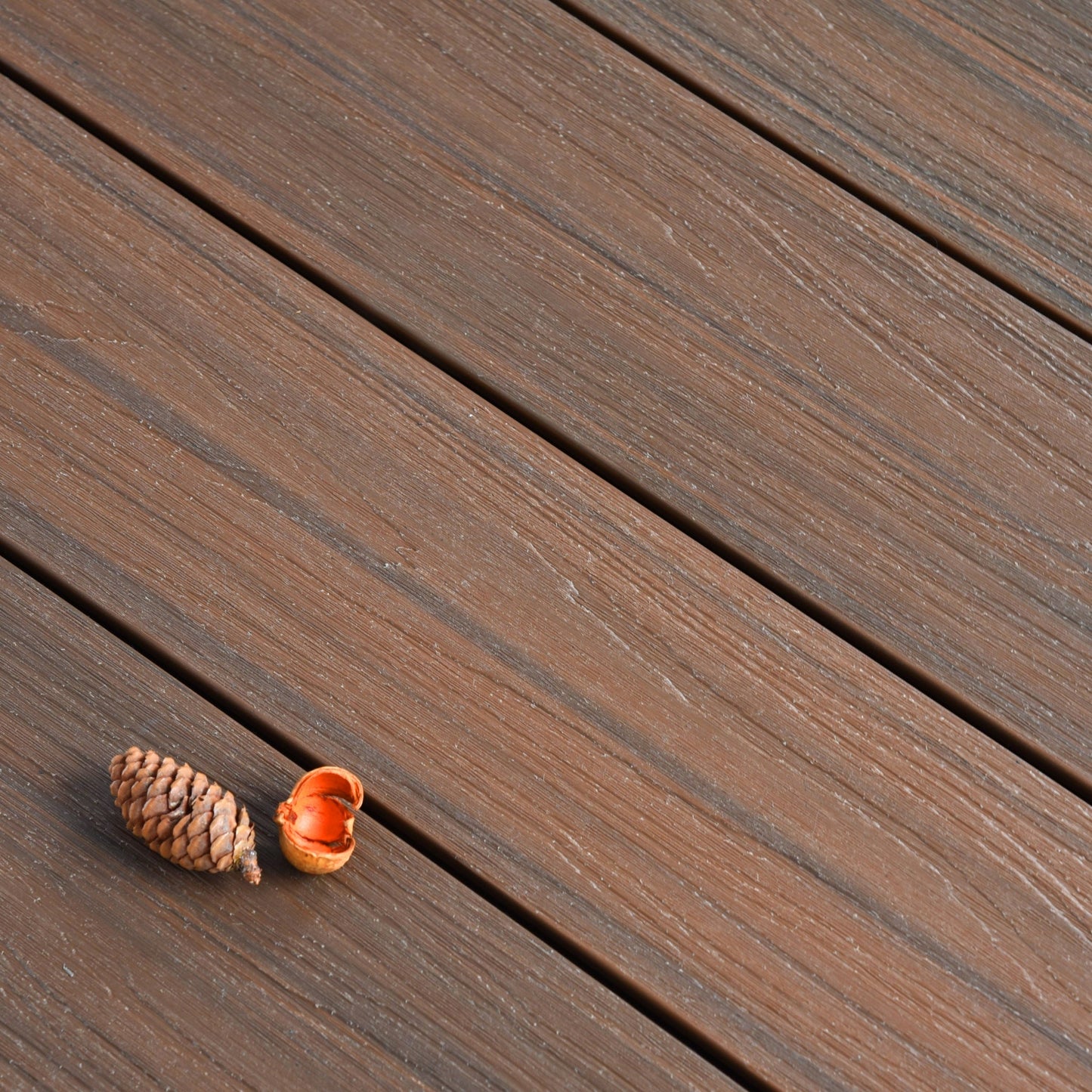 Co-Extrusion Duo Composite Decking Board 3.66m - Teak/Walnut