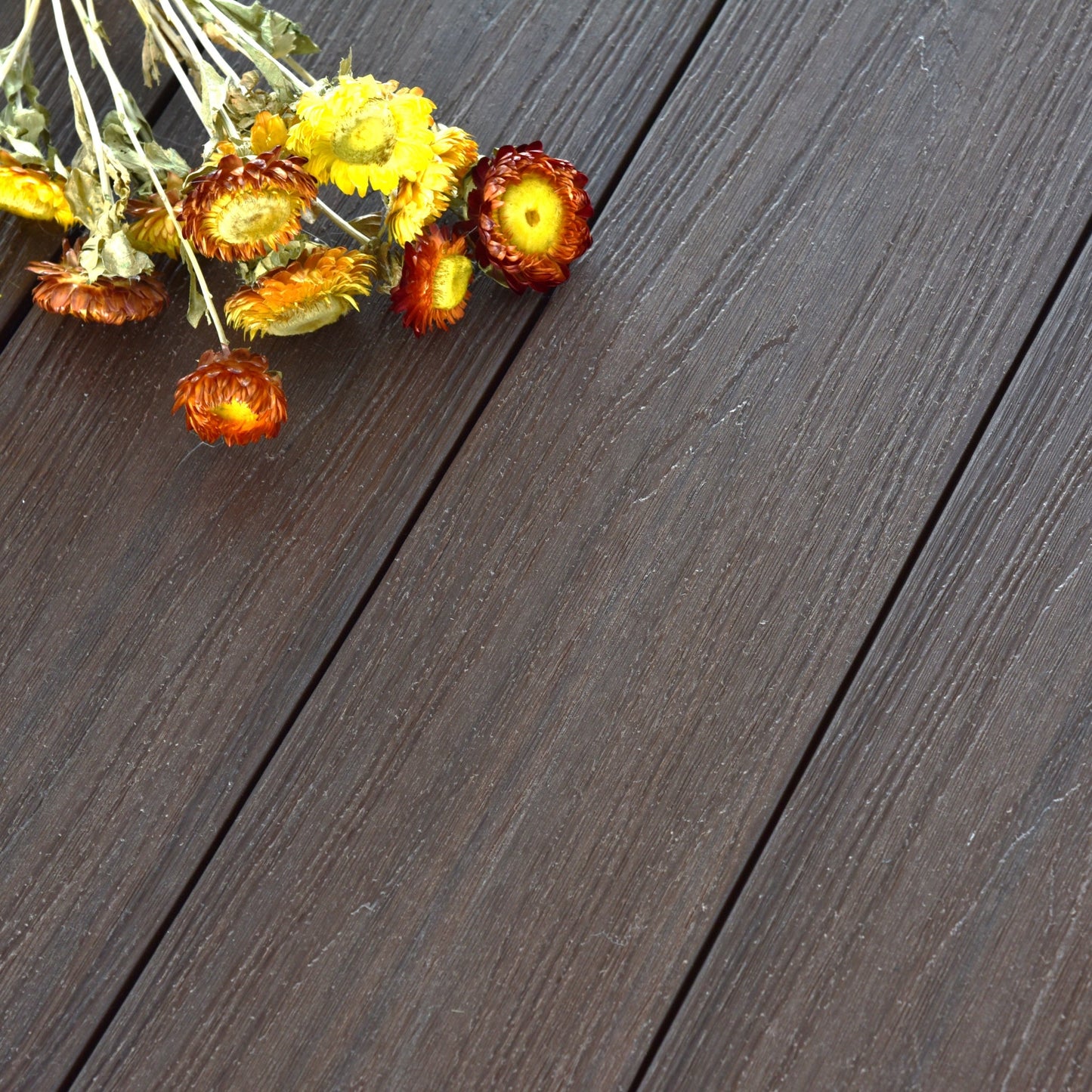 Co-Extrusion Duo Composite Decking Board 3.66m - Teak/Walnut